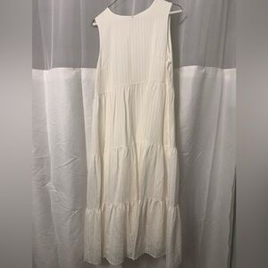 TCEC Cream Tiered Maxi Dress